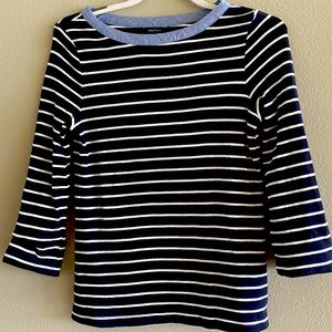 Nautica shirt with contrasting cuffs size small